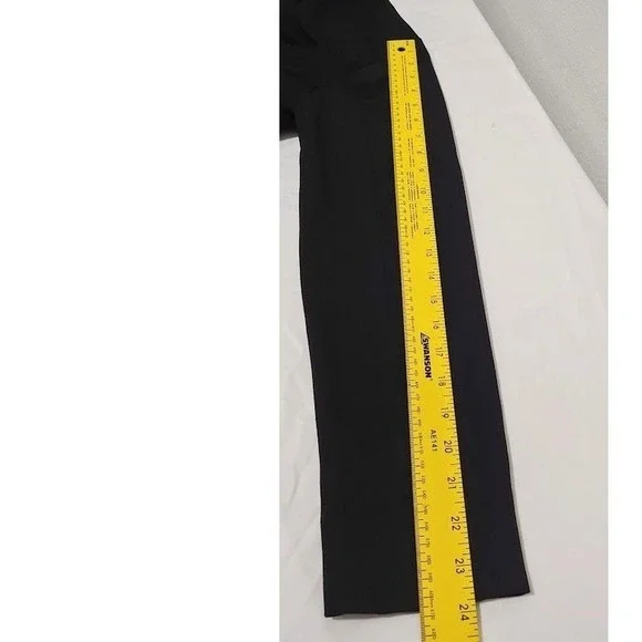 Nine West Womens Black Blazer Jacket Sz 4 Collared Button Front Career Office Lq - Picture 10 of 11